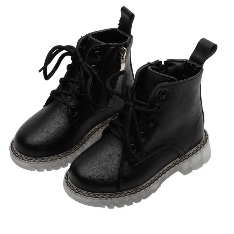 

New Children's Martin Boots For Girls Boys Warm Snow Boots New Kids Autumn Winter Fashion Casual Plush Child Baby Toddler Shoes