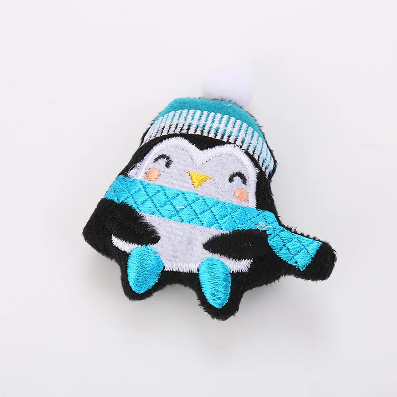 Кошка, Рождественская игрушка, интерактивные подарки для питомцев, кошачья мята, конфета, кошачья мята, Санта Клаус, саше, игрушка, рождественские товары для домашних животных, продукт - Цвет: penguin