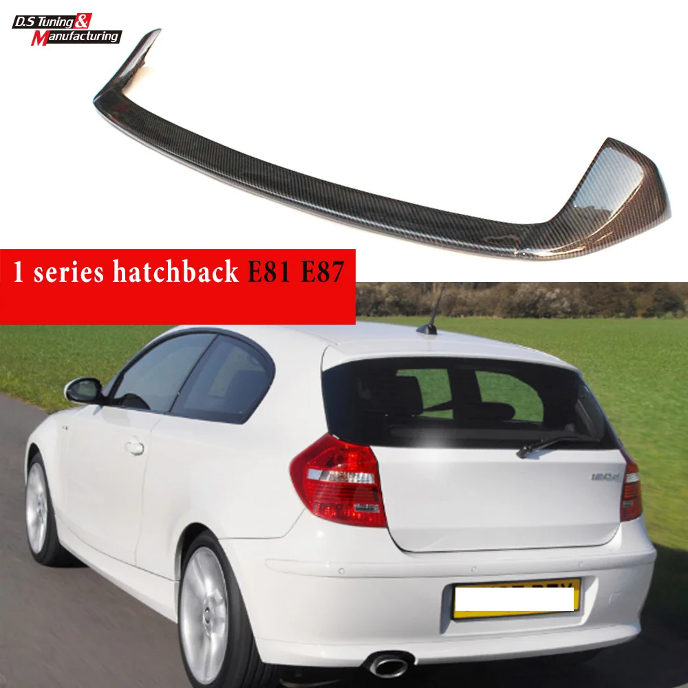 Для BMW 1 серии 2004 - 2011 (1-е поколение 2-Box ) E87 (5 дверей) E81 (3 двери) задний спойлер из