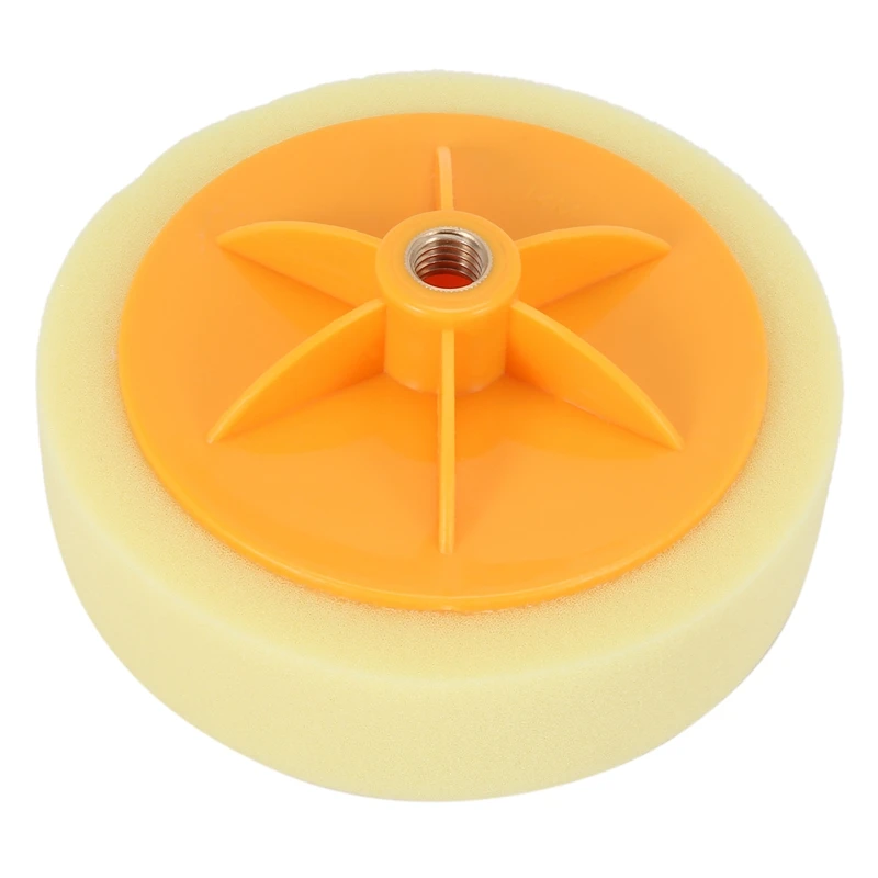 

6 Inch/15Cm Car Polishing Waxing Pad Sponge M14 Wheel Polishing Waxing Pad Kit Tool For Car Polisher