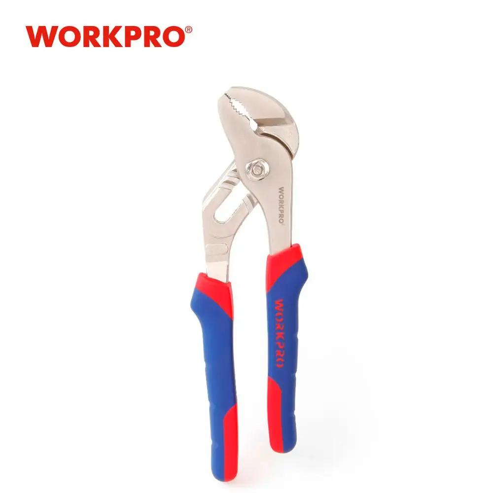 WORKPRO плоскогубцы для водяного насоса пазовые шарнирные регулируемые