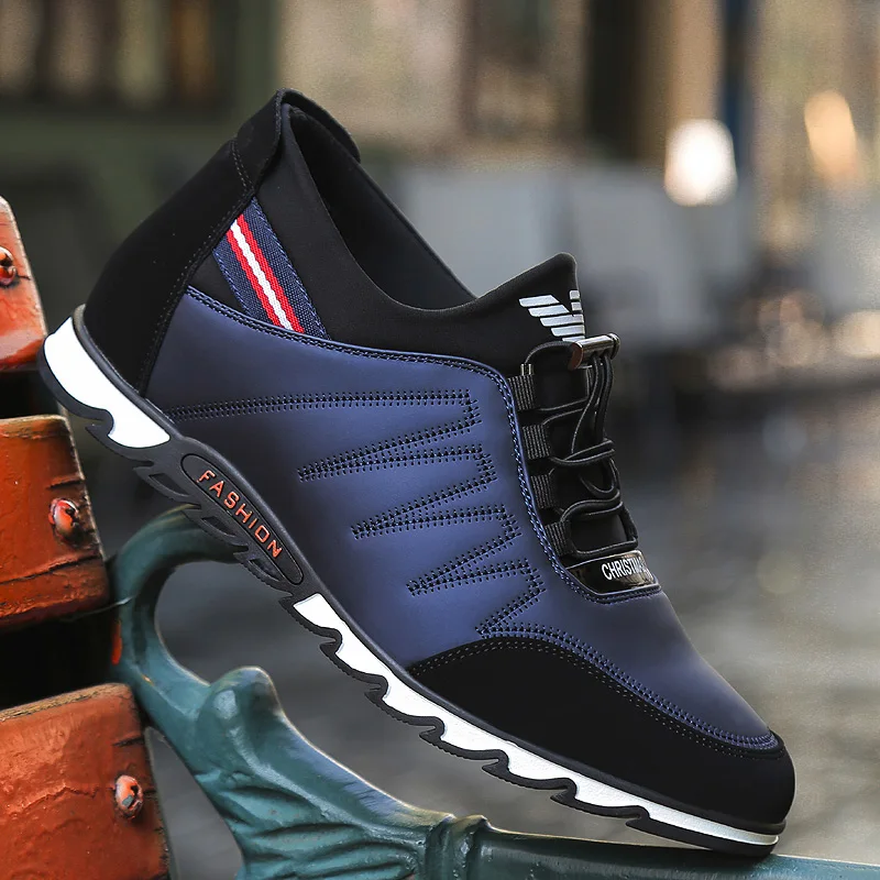 

Men Casual Shoes Luxury Fashion Sneakers for Men Elastic Band Walking Leisure Footwear New Stylish Autumn Shoes Men Designers
