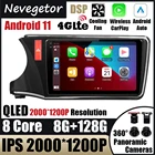 Android 11 для HONDA CITY 2014 2015 2016 2017 2018 2019 мультимедийный стерео автомобильный DVD-видеоплеер навигация GPS радио