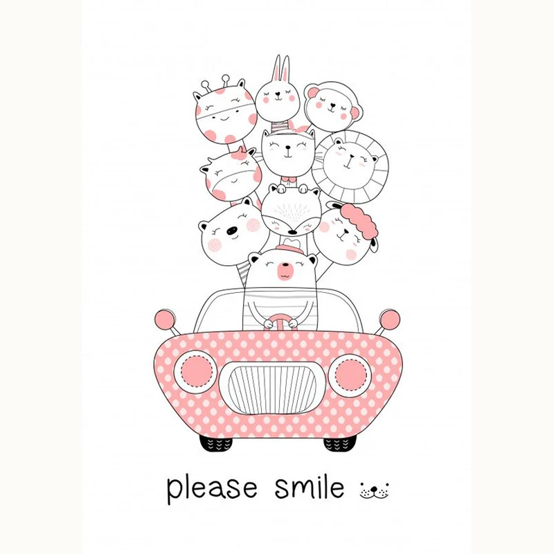 

Lovely Animals Drive a car Clear Stamps Seals for DIY Scrapbooking Card Rubber Stamps Making Photo Album Crafts New Stamps Decor