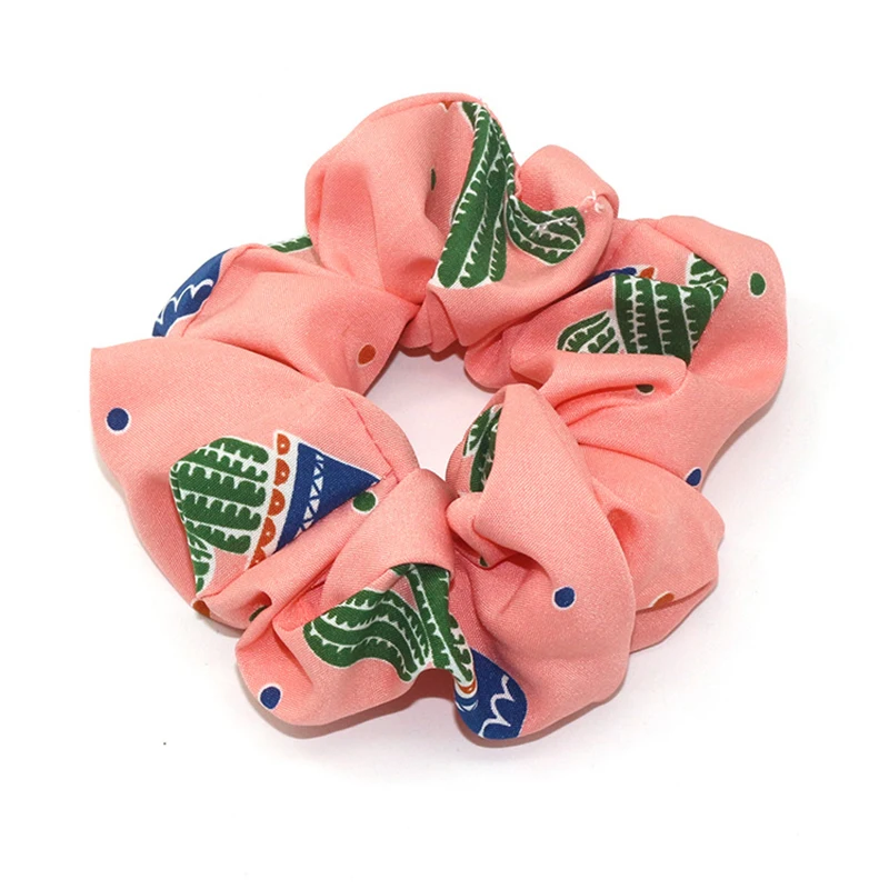 Эластичная Повязка на голову корейские повязки с принтом кактуса аксессуары для