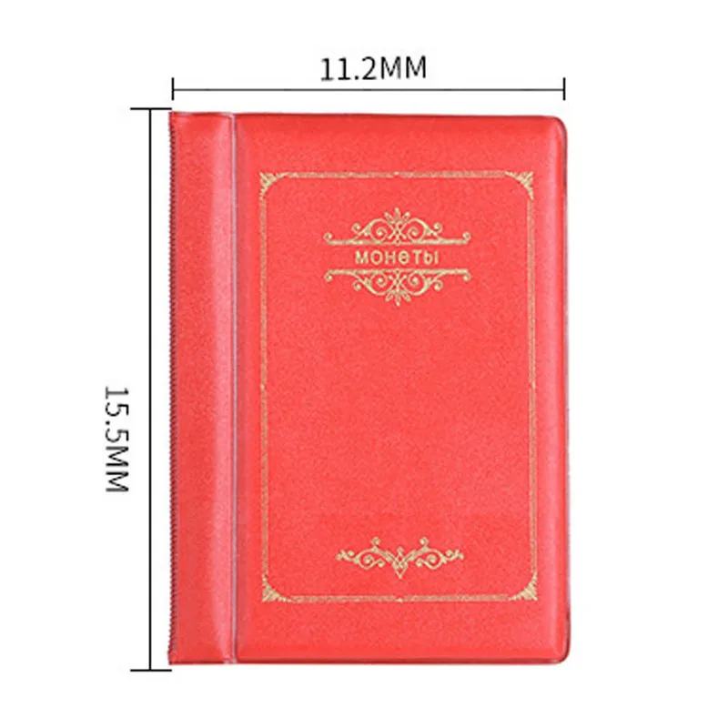 Новинка 120 держатели для монет хранение Денег Пенни карманный альбом книга папка