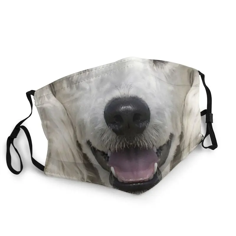 

Многоразовая маска-пудель для мужчин, лицевая маска для собак, маска для лица против смога, пылезащитный чехол, респиратор, маска для рта