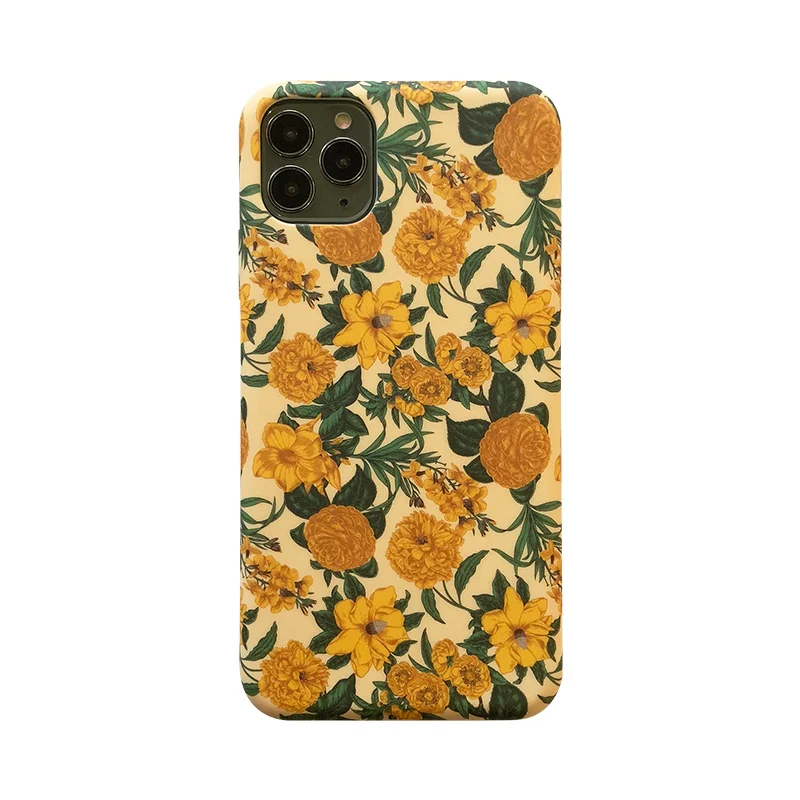 Отсутствие Красочные цветы цветочный лист телефонный чехол для iphone 8 Plus 7 X XS Max XR 12