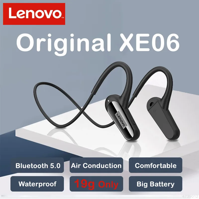 Оригинальные беспроводные Bluetooth-наушники Lenovo XE06 с воздушной проводимостью