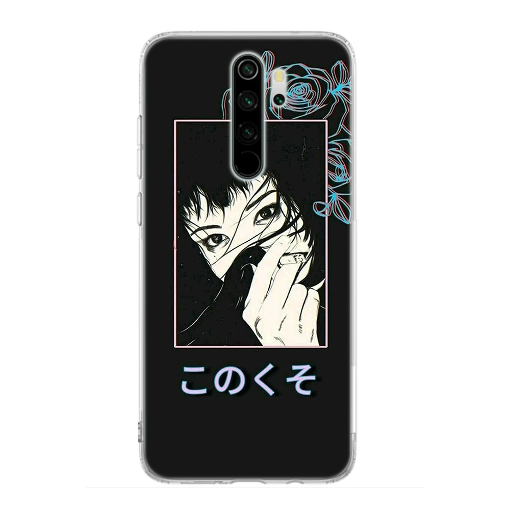 

Anime Girls aesthetic eyes Soft Case for Xiaomi Redmi Note 8T 9S 6 7 8 9 Pro K20 K30 Pro 6A 7A 8A 9A 9C Silicone Cover