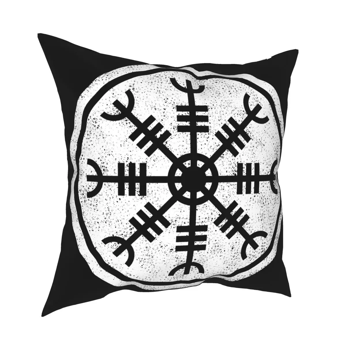 

Vikings Helm Of Awe Square Pillow Case Throw Pillow Novelty Pillowcase