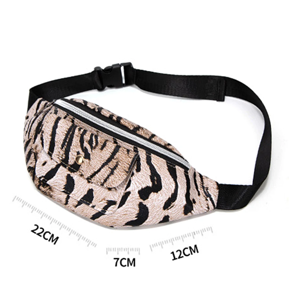 Черная пятница Модные женские тигровые полосы грудь поясная сумка в виде ракушки