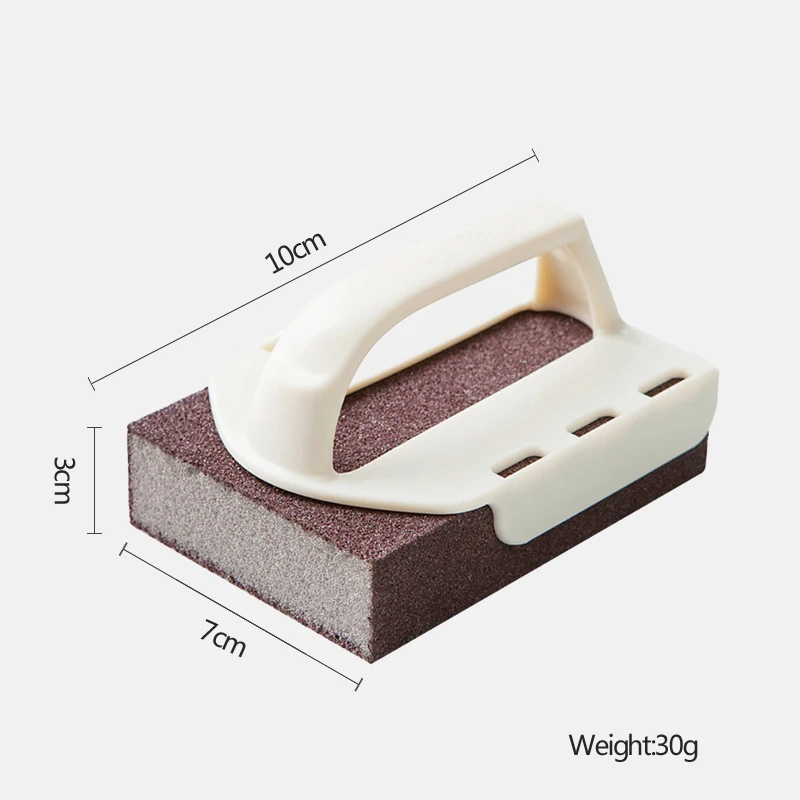 

Emery Sponge Cleaning Brush Magic Descaling Rub Pot Brush Sponge Nano Melamine Pot Brush For Removing Rust Kitchen Tool