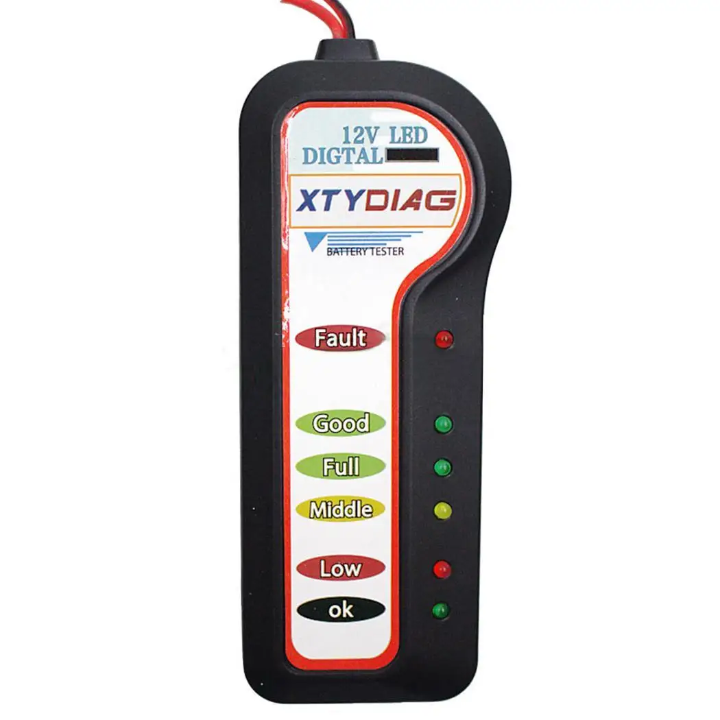 12 В светодиодный аккумулятор портативный детектор батареи извещателя как