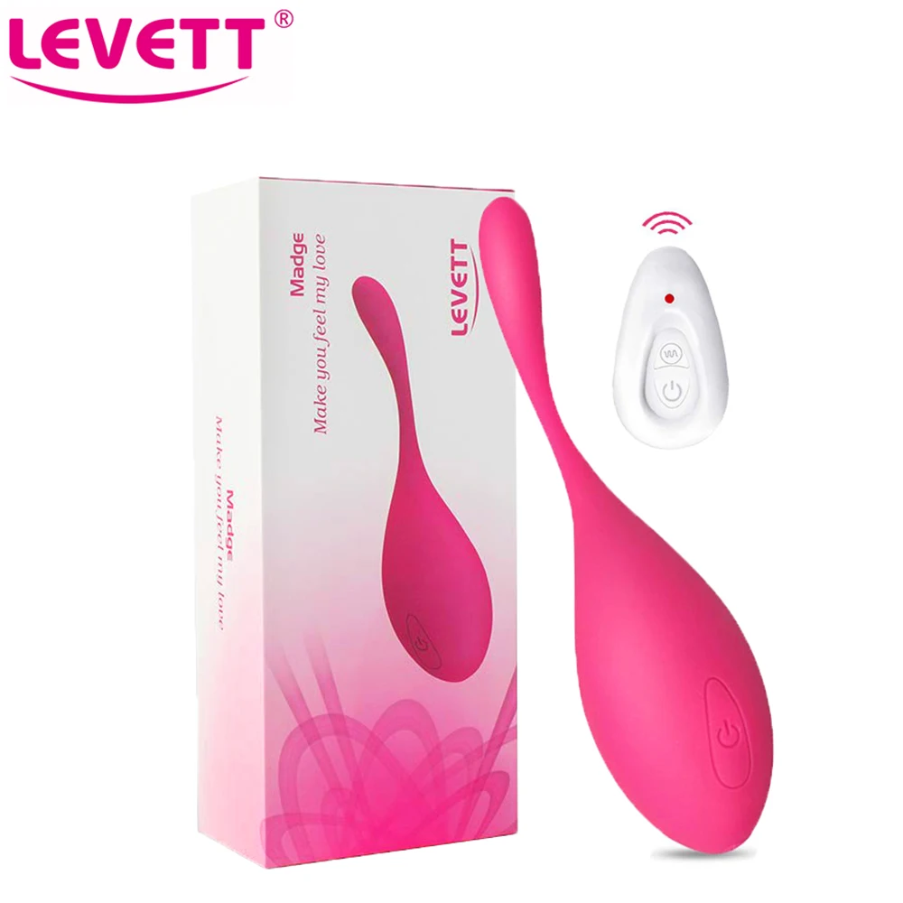LEVETT модернизированные Беспроводные вибраторы для яиц женщин IPX7