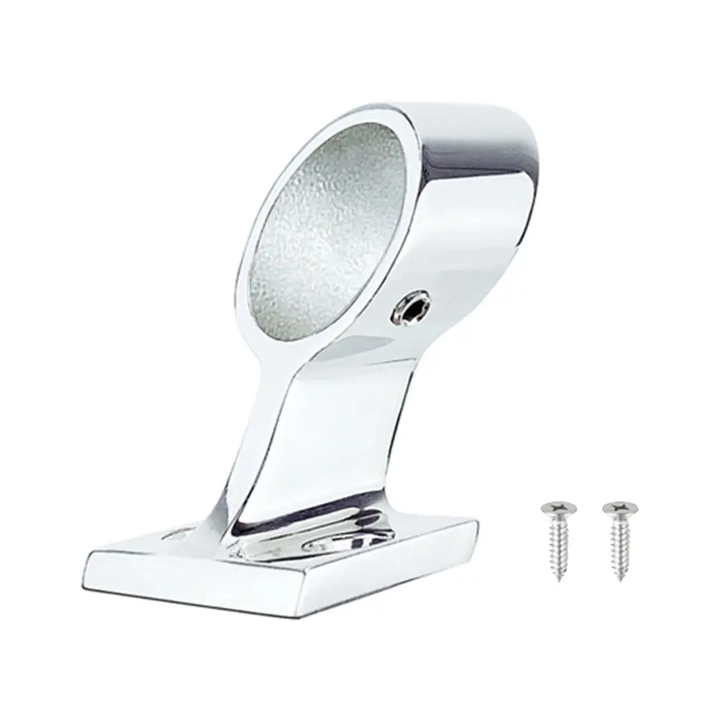 

316 нержавеющая сталь Морская Лодка Яхта ручной рельсовый фитинг Левый конец Stanchion 22 мм