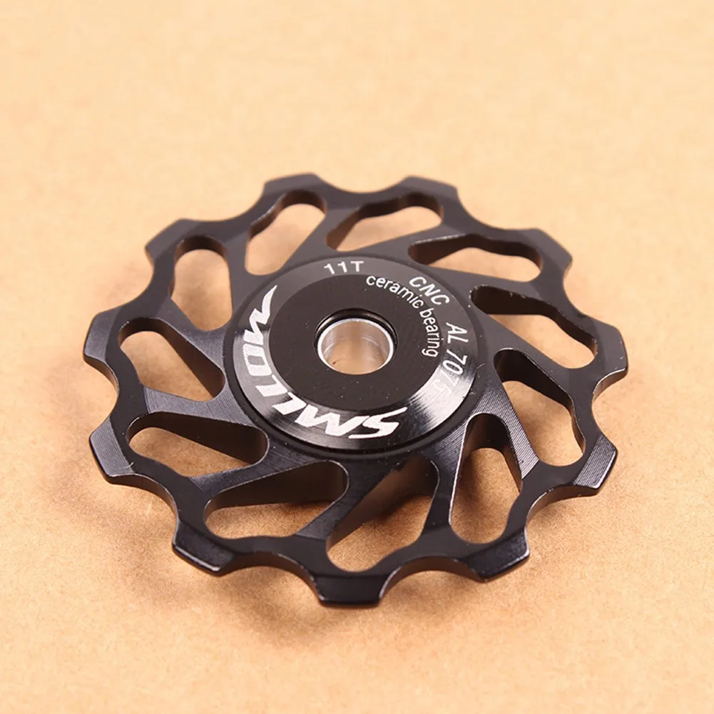 

11T Mountain Bike Jockey Wheel Pulley Bicycle Ceramics Breaing Rear Derailleur Road Bike MTB Guide Roller Multicolor Bike Accs