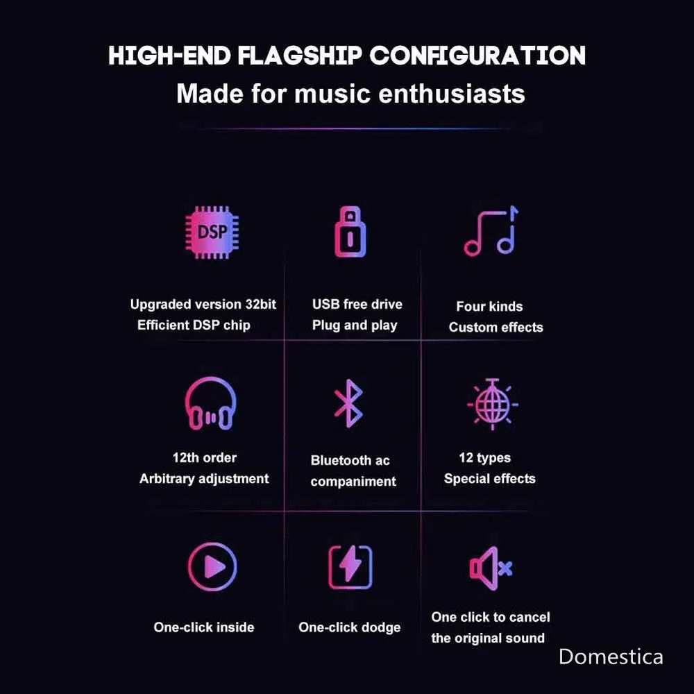 

V9 Live Sound Card English Version Singing Equipment Mobile Phone Computer Microphone National Karaoke For Household Party Decor