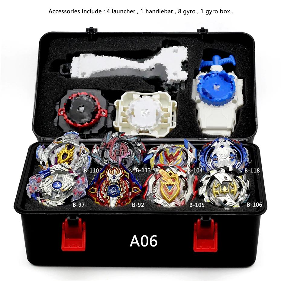 A06 Takara Tomy, набор тупи Бэй, взрыв B149, Арена, металлический сплав, Avec Lanceur, лезвие, взрыв с пусковой установкой, Детские лезвия - Цвет: A06