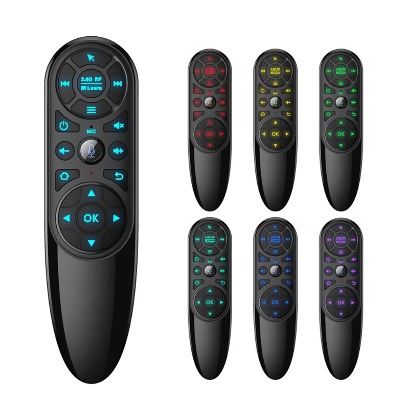 

Fly Mouse Voice With Backlit Q6 Air 2.4G Wireless Remote Control Backlight Keyboard IR Learning For TV Box