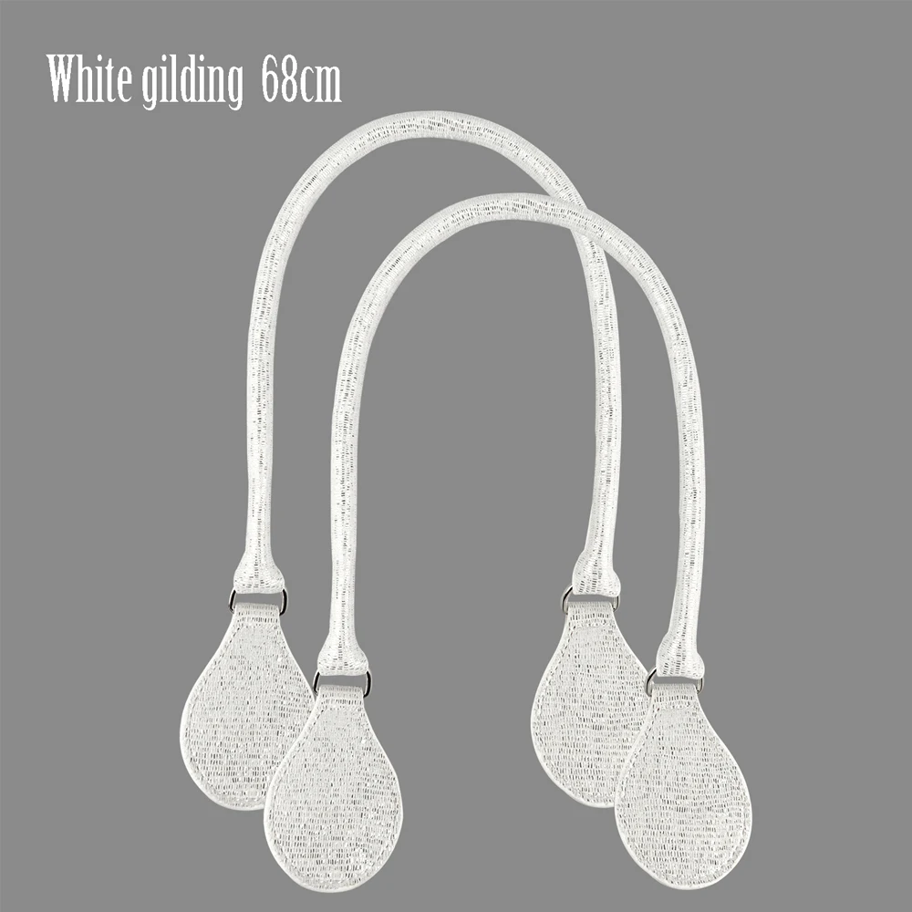 white gilding Huntfun кожаный лаконичный круглый ремень позолоченная ручка с d-образной пряжкой капли для города шик Obag корзина Классическая мини женская сумка O Bag - Цвет: white gilding