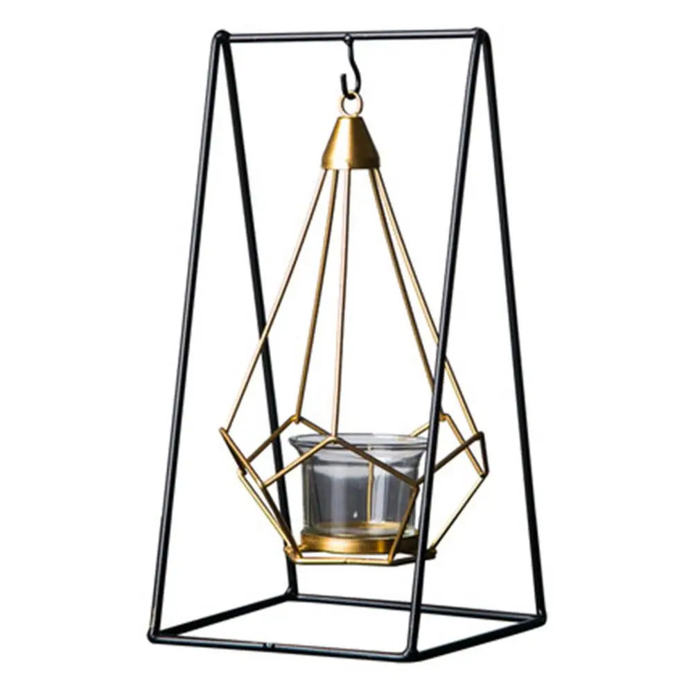 Простой Современный Железный подсвечник в скандинавском стиле гостиной дома