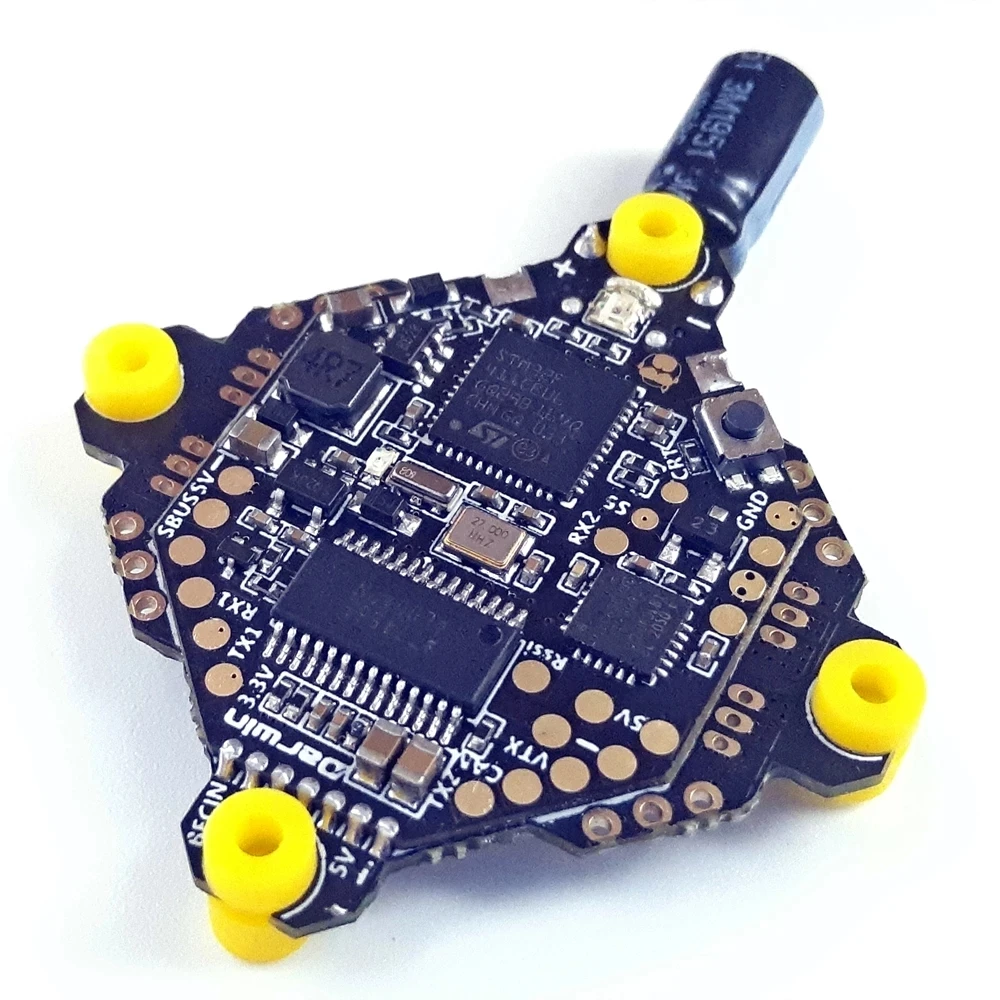 Контроллер полета DarwinFPV F411 AIO Whoop Blheli_S Betaflight F4 15A OSD BEC BL_S 1-3S 4In1 ESC для гоночных дронов