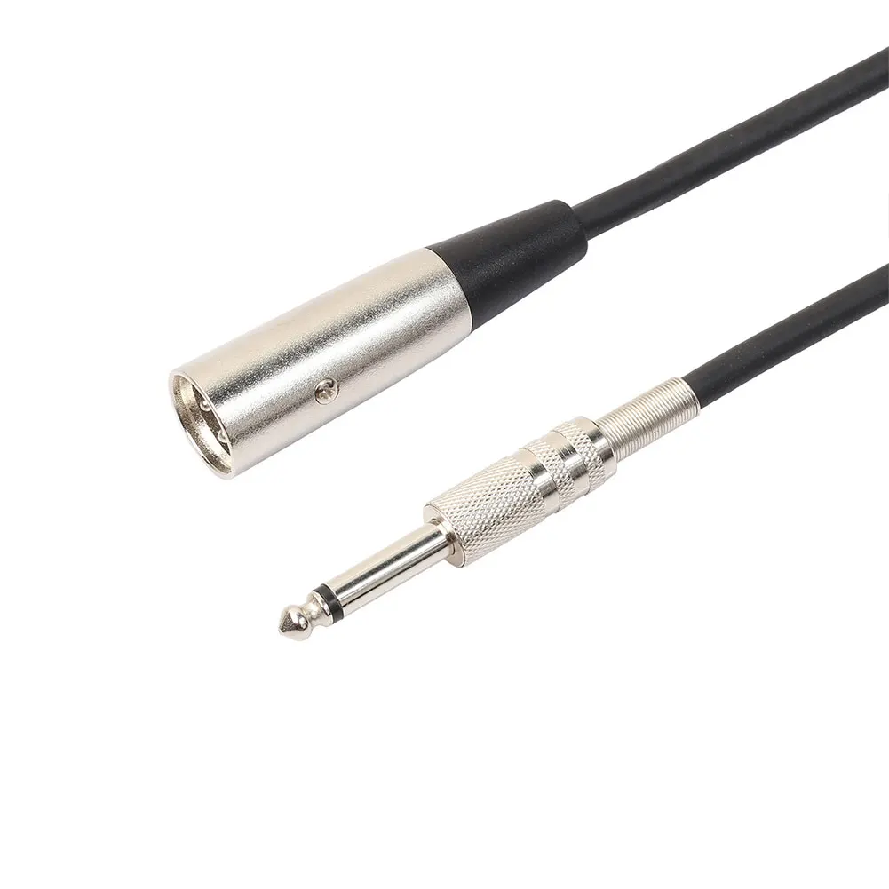 Connector 6.35mm To XLR Male Audio Cable Jack Balanced Mono 3Pin Soft Microphone 6ft 10ft Accessories 1/4&quot Instrument | Спорт и