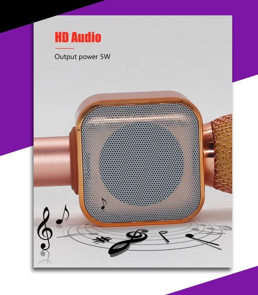 WS-1818 беспроводной Bluetooth ручной микрофон динамик с коробкой светодиодные микрофоны для онлайн классной комнаты учителя VIPkids детей