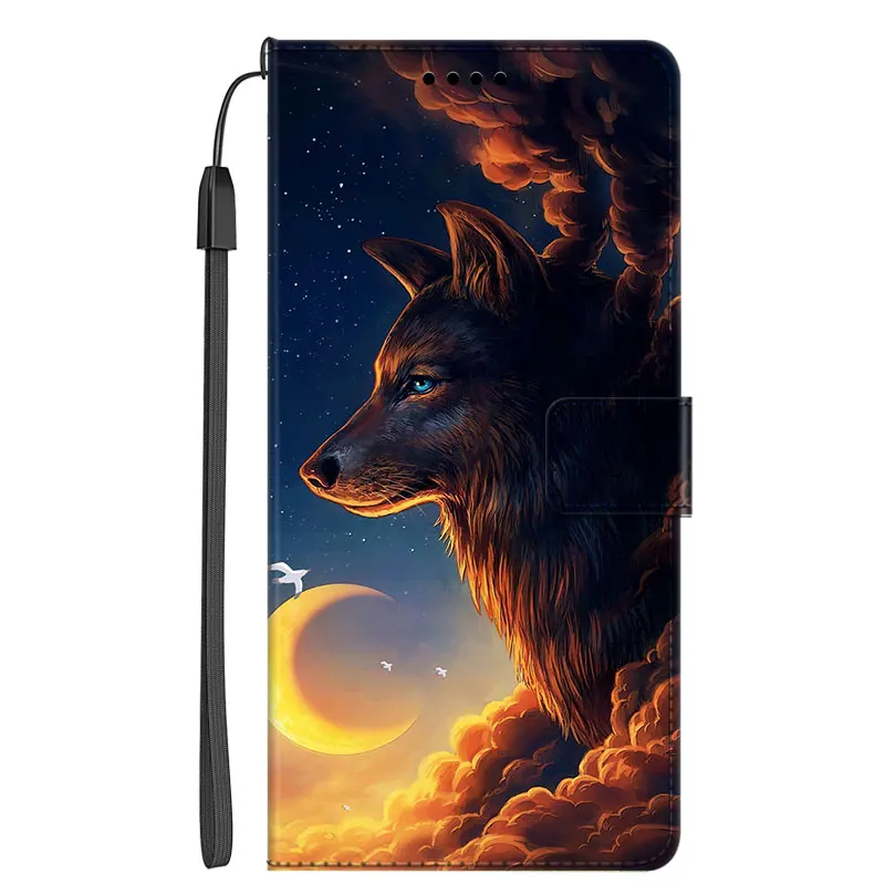Кожаный флип-чехол для Xiaomi Poco M3 Pro 5G F3 F1 X3 X4 NFC X 3 чехол телефона кошелек с рисунком