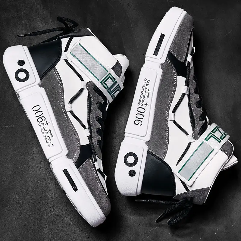 

Men Shoes Sneakers Spring New Men's High Top Board Fashion Men's Sports Fashion Zapatillas Hombre Chaussure Homme