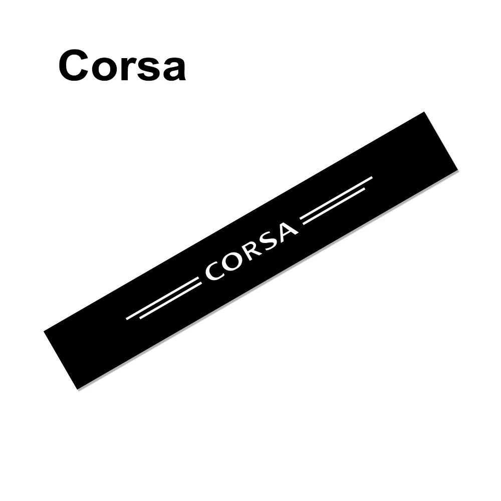For Corsa Автомобильные светоотражающие наклейки на лобовое стекло авто наклейки для Opel OPC Astra J H G K Insignia Corsa D B E Mokka Vectra B аксессуары - Название цвета: For Corsa
