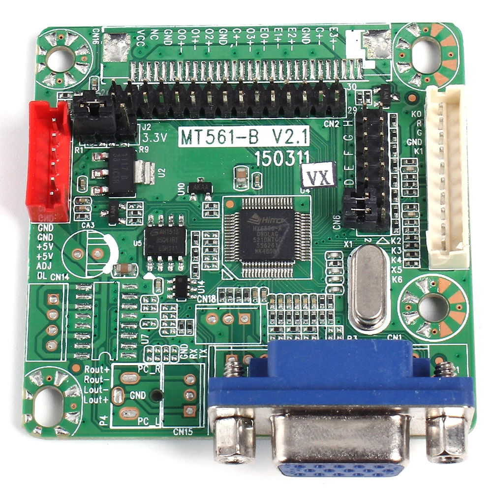 Плата контроллера с ЖК дисплеем MT6820 5 В поддержка 8 42 &quot универсальный LVDS