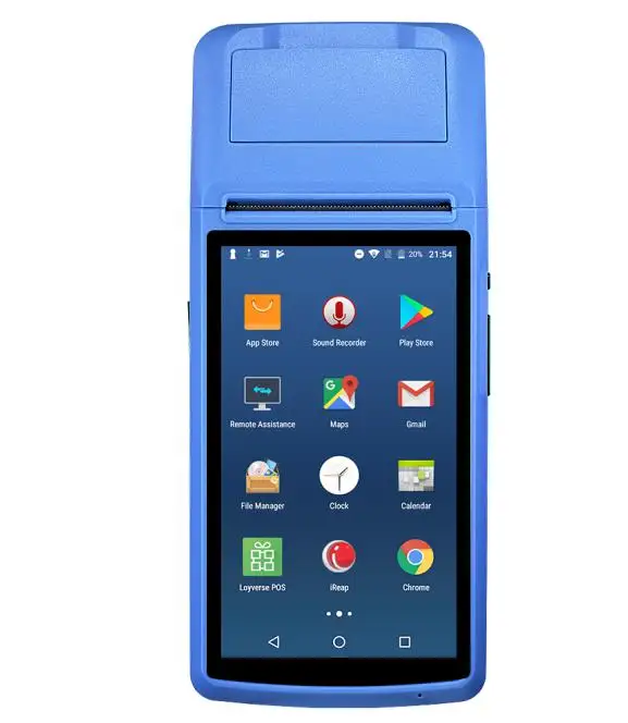 IssyzonePOS Android 6,0 PDA Themal чековый принтер ручной pos-терминал Bluetooth 4,0 Wifi 3g 1 Вт динамик камера мобильный платеж