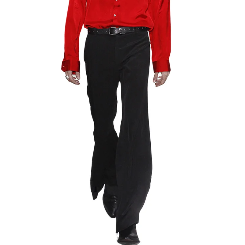 Мужские брюки-клеш в стиле ретро широкие брюки кэжуал весна-лето 2022 | Мужская