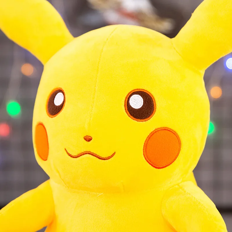 Плюшевые игрушки TAKARA TOMY Pokemon Pikachu мягкие из японского фильма аниме куклы