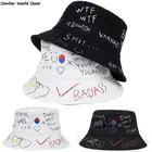 Унисекс граффити Панама шляпа Рыбацкая шляпа мужская женская мужская уличная хип-хоп кепка