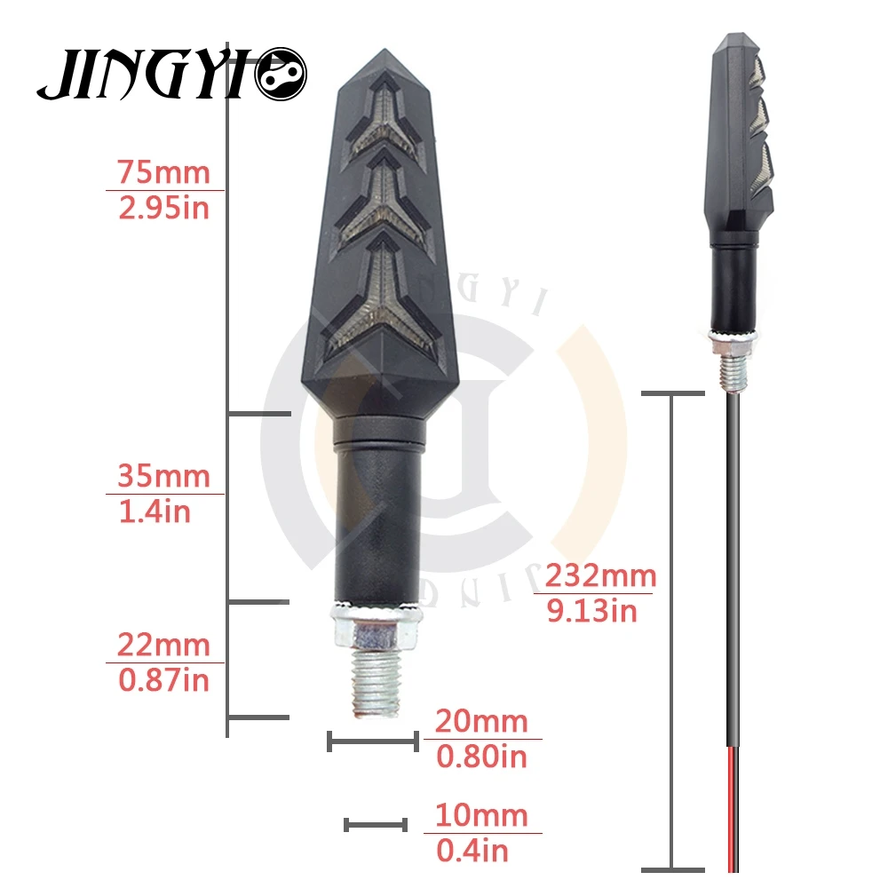 Мотоциклетные указатели поворота для Yamaha XT 600 XMax 300 125 XJ6 VMax 1200 Virago 750 535 250 аксессуары для мотоциклов на.