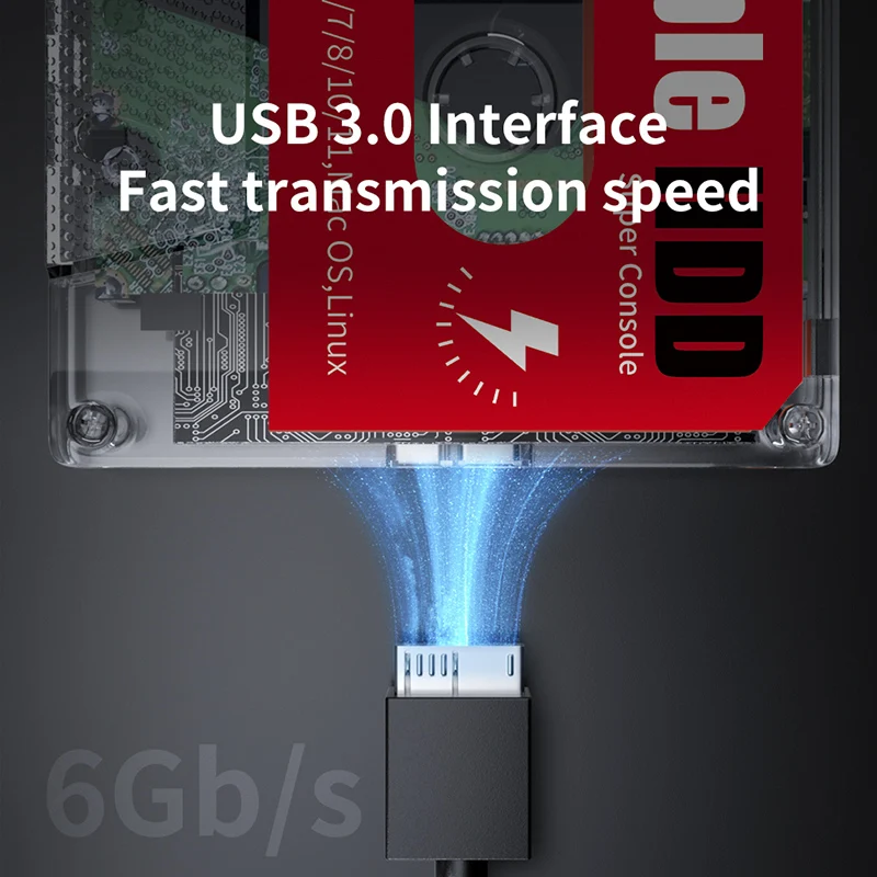2T HDD Портативный внешний игровой жесткий диск SATA 3 для ноутбука/ПК/Windows/Mac OS с 63000 +