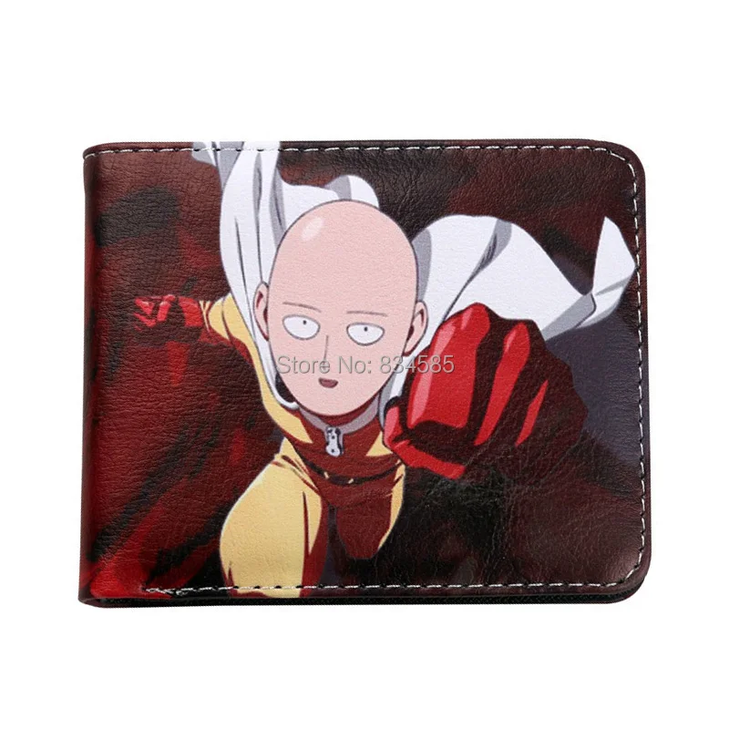 Аниме ONE PUNCH MAN Saitama короткий кошелек из искусственной кожи с держателем для карт