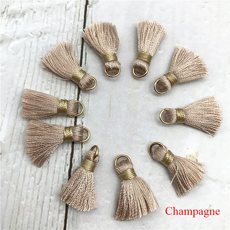 100 шт./упак. 21 цвет фурнитура для кисточек цветок шелковые Подвески