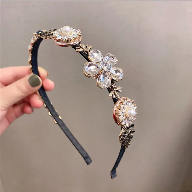 

Women hairbands New Mori Metal Leaf Flower Headbands Fashion Hair Accessories