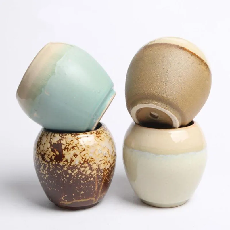 

Печь с переменным потоком глазури керамическая фотоваза горшок для растений настольное украшение для сада домашнего декора