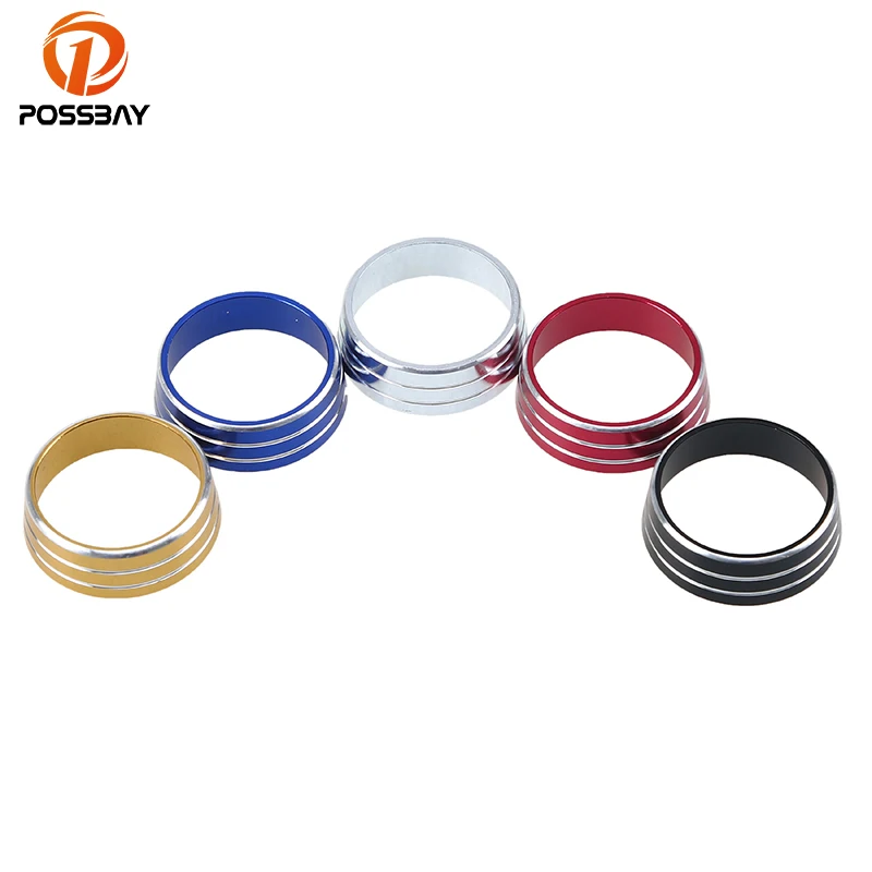 Автомобильная регулировочная ручка POSSBAY из алюминиевого сплава круглая крышка