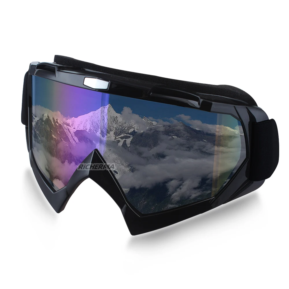 Мужские и женские очки для мотокросса езды на мотоцикле с защитой от УФ-лучей