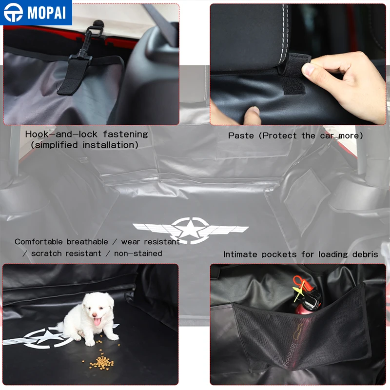 Коврик MOPAI для хранения и поддержания порядка Jeep Wrangler JK 2007 + автомобильный