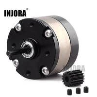 injora metal 13 ratio reducer planetary gearbox transmission box for 110 rc crawler car axial scx10 rc car 540 550 motor parts