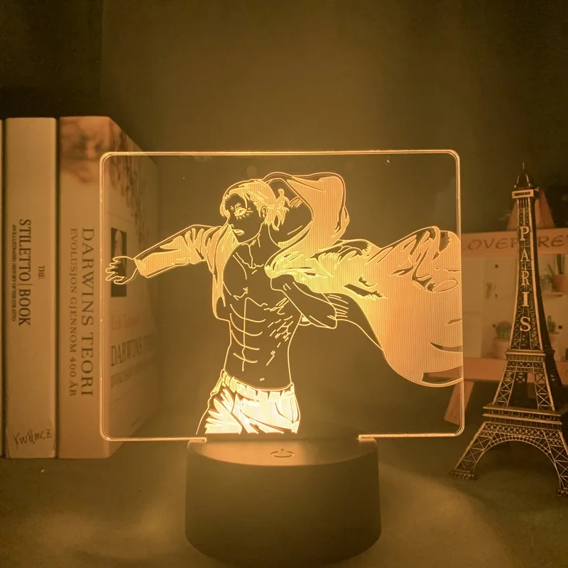 Аниме 3d светильник для косплея по аниме атака на Титанов (настольная лампа