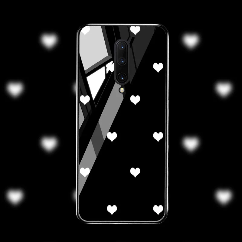 M032 Чехол из закаленного стекла для Oneplus 7T 7 Pro чехол s On для One plus 7T 7 Pro Чехол Coque Funda Bumper Coque для OnePlus 7 Pro - Цвет: M032
