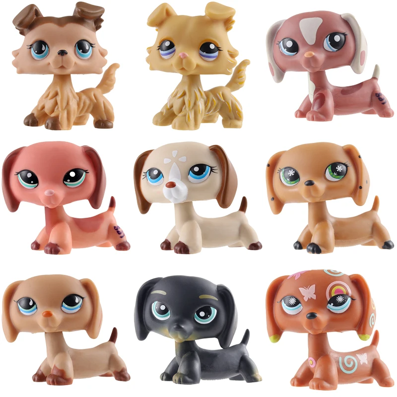 Лидер продаж игрушки в игре для домашних животных lps собака кошка соберите милого
